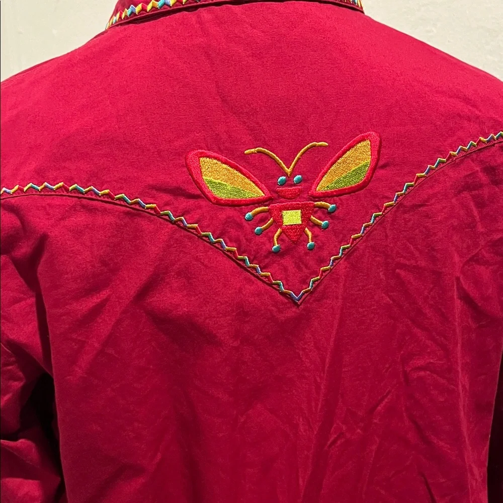 Bob Mackie Wearable Art embroidered shirt - Picture 9 of 12